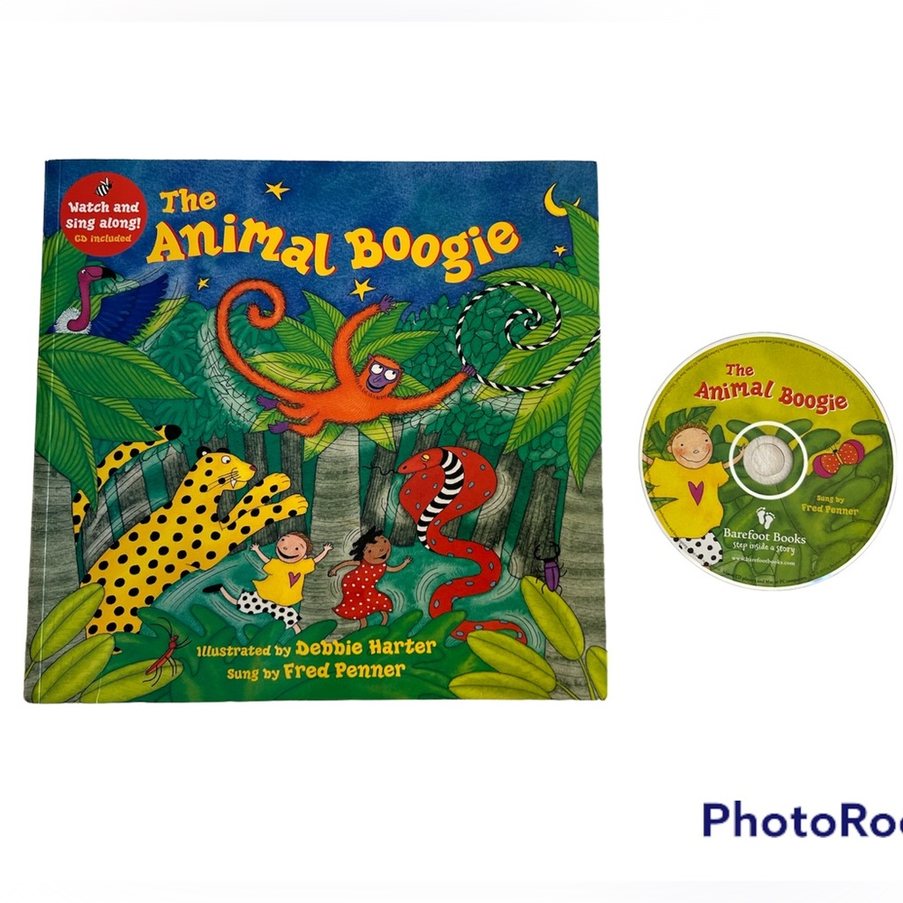 The Animal Boogie Paperback Book with CD
